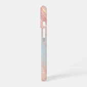 Aurora Wave Pastel Gradient Phone Case iPhone 16ケース (左側面)