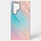 Aurora Wave Pastel Gradient Phone Case Samsung Galaxyケース (裏面)