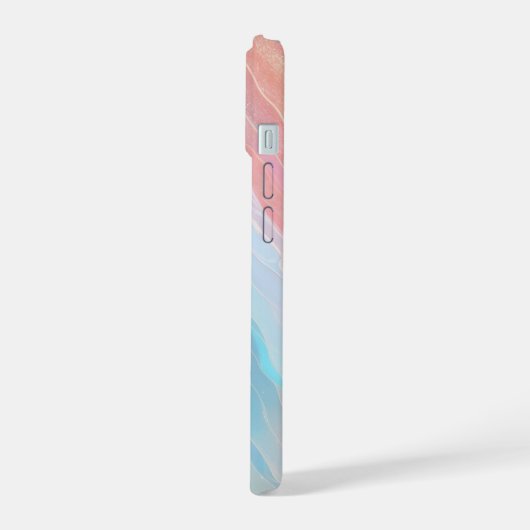 Aurora Wave Phone Case iPhone 15ケース (左側面)