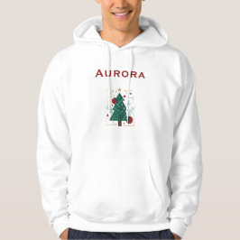 Aurora Winter Vector Hoodie – Minimal Modern Graph パーカ