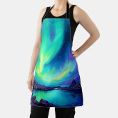 Aurora's Magical Night Sky Dance Design エプロン (インサイチュ)