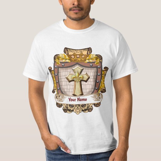 Aurum家の紋章 姓 tシャツ (正面)