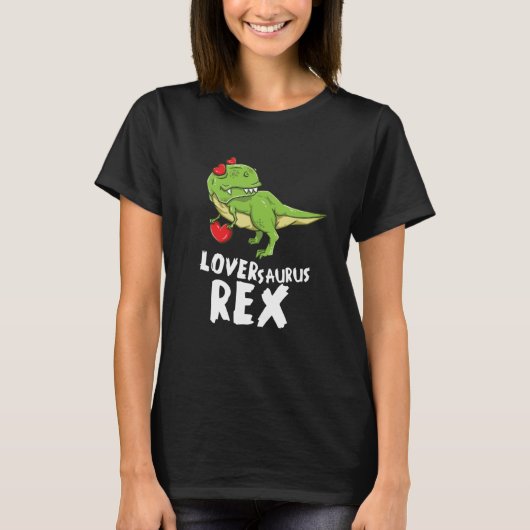 aurus Rex Dinosaur Rex Dino Love Valentines Day Tシャツ (正面)