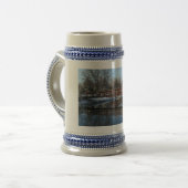 Ausableの川ステイン ビールジョッキ (正面左)