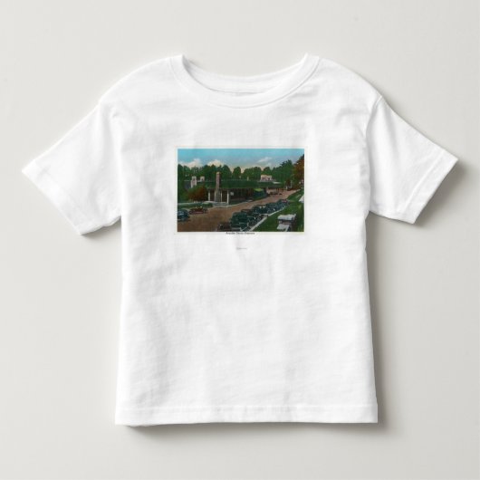 Ausableの溝の入口の眺め トドラーTシャツ (正面)