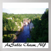AuSable Chasm、NY ポスター (正面)