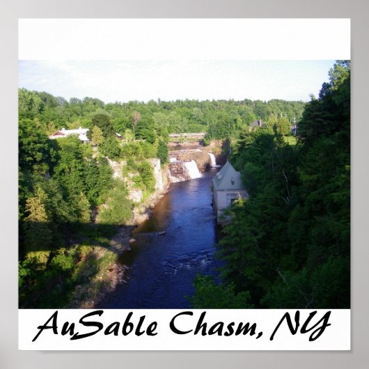 AuSable Chasm、NY ポスター (正面)