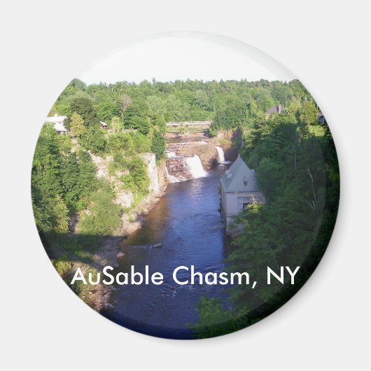 AuSable Chasm、NY マグネット (正面)