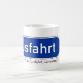 Ausfarhtどこに、ドイツはありますか。 コーヒーマグカップ (中央)