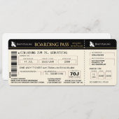 ausgefallene Einladungskarte zum 70. Geburtstag 招待状 (正面/裏面)