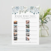 AUSHAほこりっぽい青どこ彼らはブライダルゲームカード 招待状 (スタンド正面)