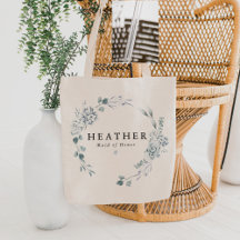 AUSHAダスティエレガントブルーフローラブライドメイ結婚ド