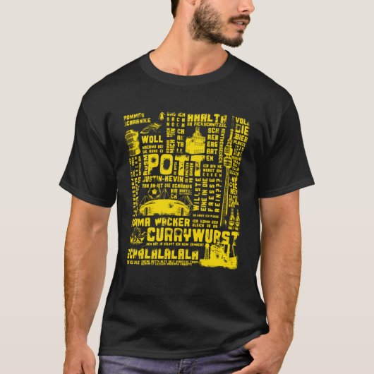 Ausm Pott Yellow Tシャツ (正面)