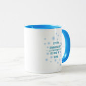 Ausome Winter – One of a Kind Snowflake Giraffe  マグカップ (正面右)