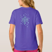 Ausome Winter – One of a Kind Snowflake Giraffe  Tシャツ (裏面)