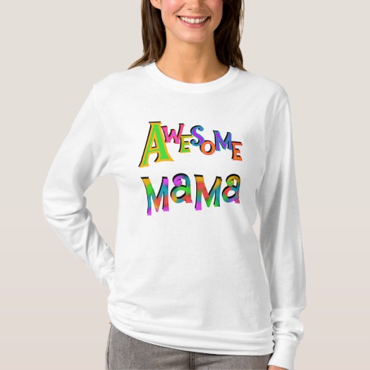 ausomemama.png tシャツ (正面)