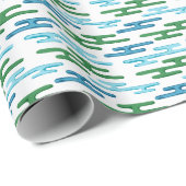 Auspicious Cloud Bands in Green and Aqua ラッピングペーパー (ロールコーナー)
