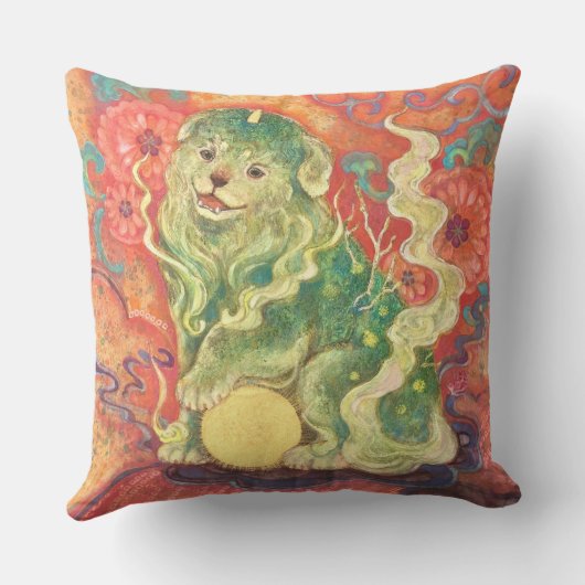 Auspicious Komainu: Guardian of Yuzen Dreams (A) クッション (裏面)