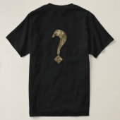 Ausrufezeichen und Fragezeichen Tシャツ (デザイン裏面)