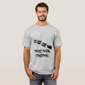 Aussie Christmas Gifts, Mens Raglan Shirt Tシャツ (正面フル)