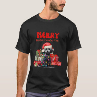 Aussie Doodle Merry Aussie-Doodle Mas Tシャツ