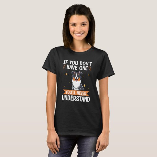 Aussie  Graphic Women Men Kid Australian Shepherd  Tシャツ (正面フル)