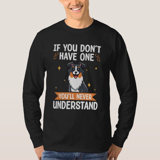 Aussie  Graphic Women Men Kid Australian Shepherd  Tシャツ (正面)