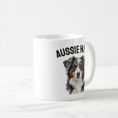 Aussie Hugs Mug – 愛するオーストラリアの羊飼いの贈り物 コーヒーマグカップ (正面右)