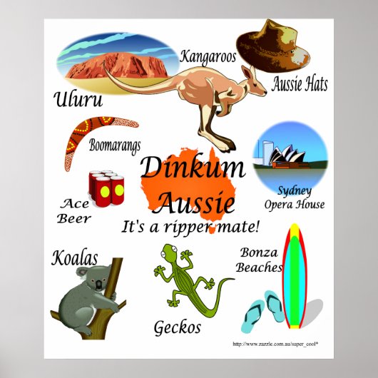 Aussie icons, ポスター (正面)