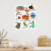 Aussie icons, ポスター (キッチン)