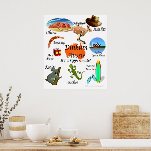 Aussie icons, ポスター (キッチン)