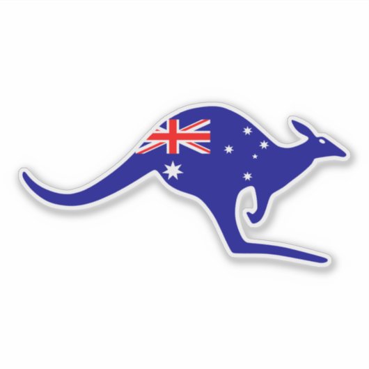 Aussie Kangarooはノートパソコンのステッカーをカット シール (正面)