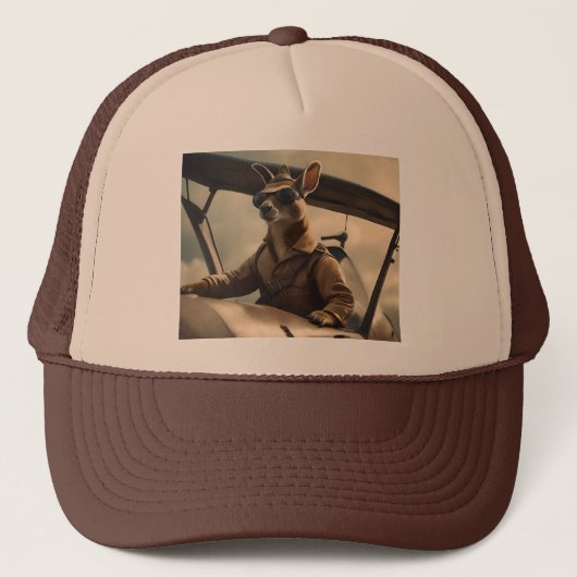 Aussie Kangaroo Pilot, キャップ (正面)