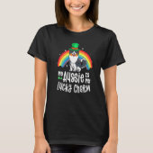 Aussie Lucky Charm St Patricks Day Dog Australian Tシャツ (正面)