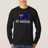 Aussie no wuckas lingo worries none Australia Tシャツ (正面)