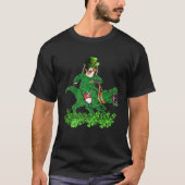 Aussie Shepherd St Patricks Day Dog Patty Tシャツ (正面)