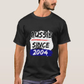 Aussie Since 2004 Australia Map Tシャツ (正面)