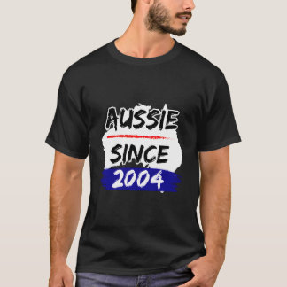 Aussie Since 2004 Australia Map Tシャツ