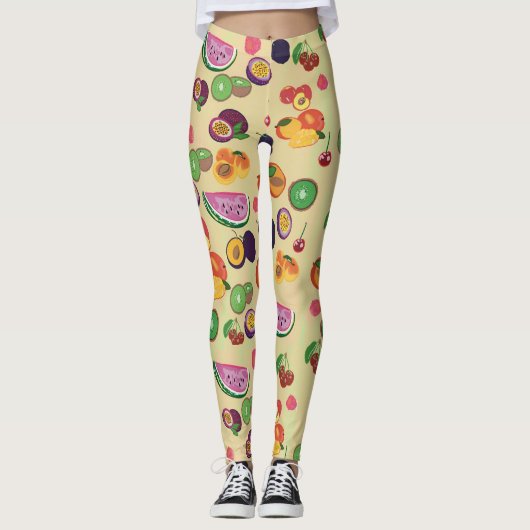 Aussie summer fruits レギンス (正面)