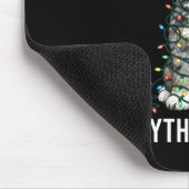 Aussiedoodle Christmas I'm Fine Everything Is Fine マウスパッド (コーナー)