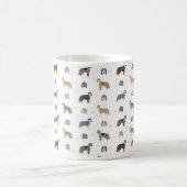 Aussiedoodle dog mix Coffee Mug コーヒーマグカップ (中央)