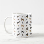 Aussiedoodle dog mix Coffee Mug コーヒーマグカップ (左)