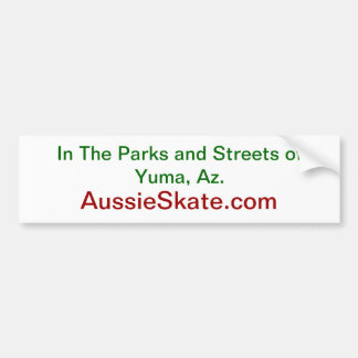 AussieSkateのバンパーステッカー バンパーステッカー
