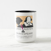 Austen and Shakespeare Mug マグカップ (中央)