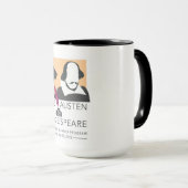 Austen and Shakespeare Mug マグカップ (正面右)