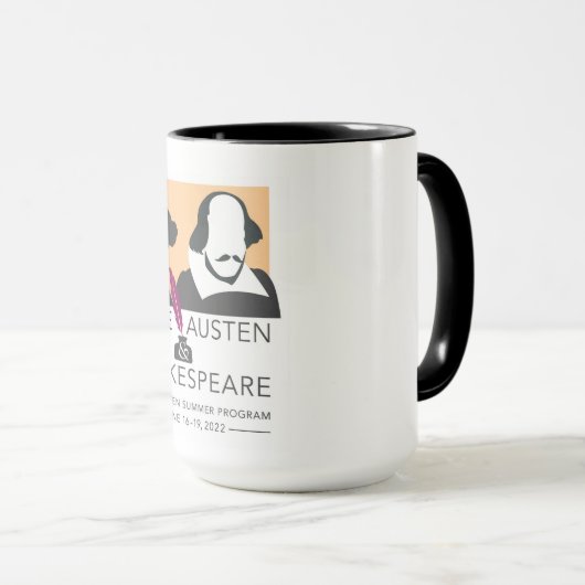 Austen and Shakespeare Mug マグカップ (正面右)