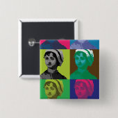 AustenPop -- ジェーンAustenのスタイル 缶バッジ (正面&裏面)