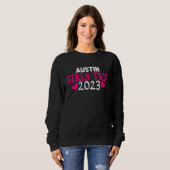 Austin Girls Trip  2023 Women's Bachelorette Party スウェットシャツ (正面フル)