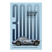 Austin Healey 3000 Tribute ポスター (正面)