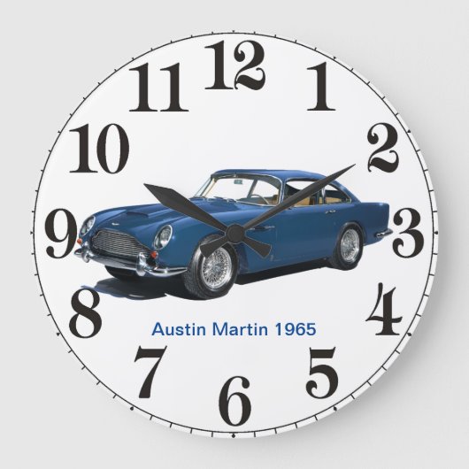 Austin Martin 1965 （アクリル壁掛け時計用） ラージ壁時計 (正面)